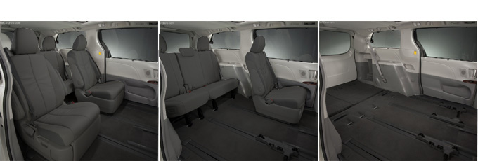 US TOYOTA SIENNA  / トヨタ シエナ 格納シート