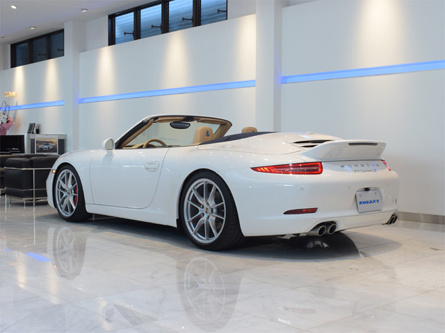 2012年モデル 新車並行輸入車 ポルシェ 911 カレラS カブリオレ PDK 青幌 ベージュ革