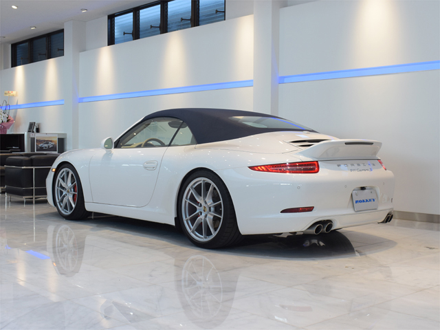 2012年モデル 新車並行輸入車 ポルシェ 911 カレラS カブリオレ PDK 青幌 ベージュ革