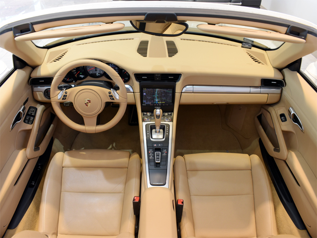 2012年モデル 新車並行輸入車 ポルシェ 911 カレラS カブリオレ PDK 青幌 ベージュ革