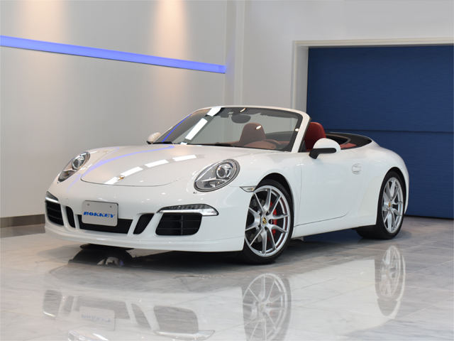 2013年モデル 正規ディーラー車 ポルシェ 911 カレラS カブリオレ PDK スポクロ スポエグ OP多数