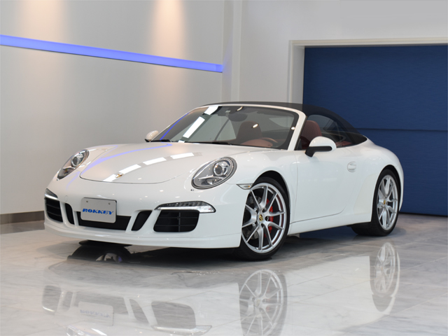 2013年モデル 正規ディーラー車 ポルシェ 911 カレラS カブリオレ PDK スポクロ スポエグ OP多数