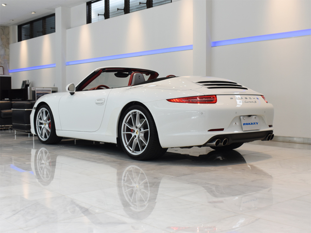 2013年モデル 正規ディーラー車 ポルシェ 911 カレラS カブリオレ PDK スポクロ スポエグ OP多数