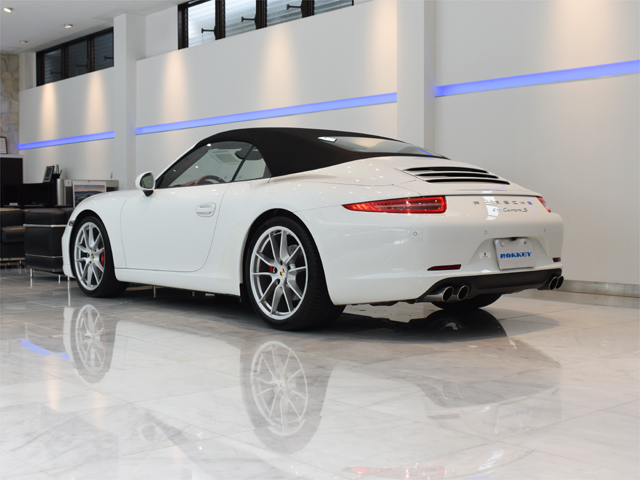 2013年モデル 正規ディーラー車 ポルシェ 911 カレラS カブリオレ PDK スポクロ スポエグ OP多数