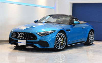 2024年モデル 正規ディーラー車 メルセデスAMG SL43 HUD グレー内装 走行1800km 1オーナー